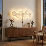 Bild in Gallery-Viewer laden, Lotus Petal Ceramic Plug-In Wall Light - product image 3