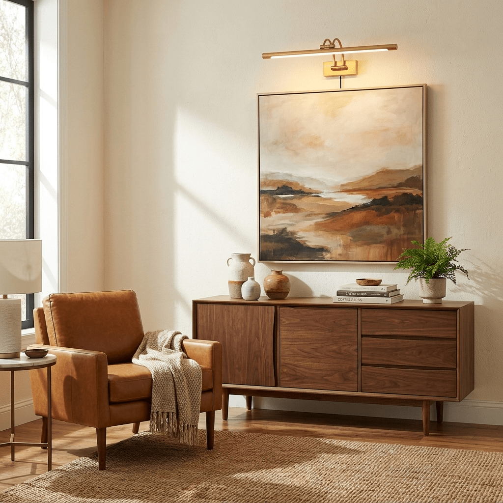 Linear Vanity Brass Plug-In Wall Light - product image 3