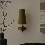 Load image into Gallery viewer, Rowan Retro Fabric Shade Wall Sconce – Classic Fabric Lighting For Bedroom