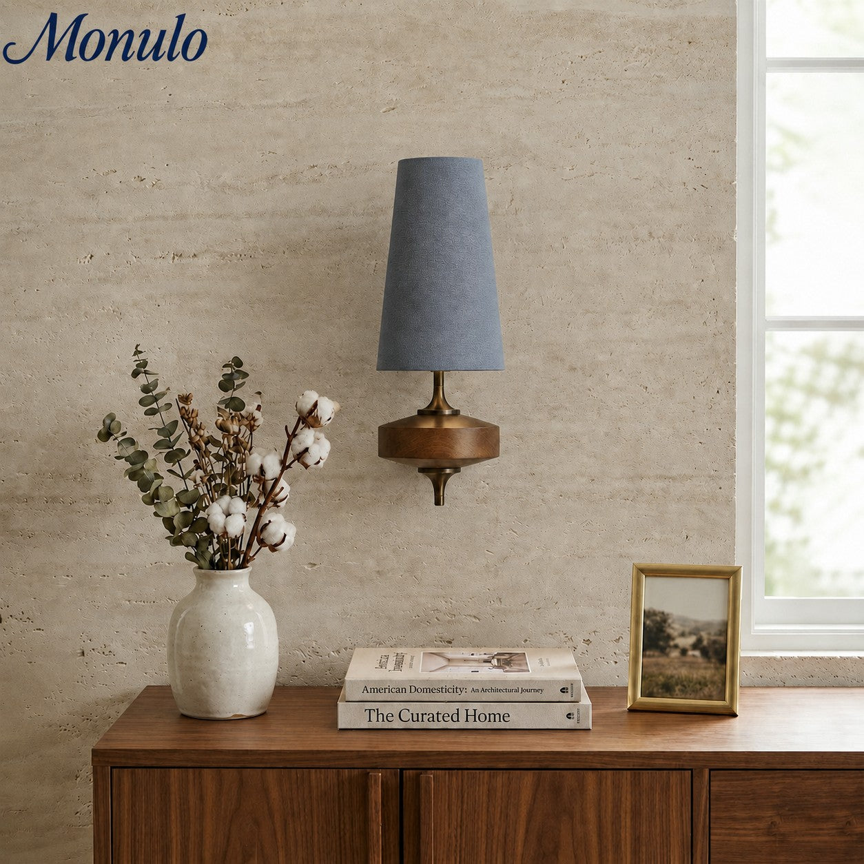 Rowan Retro Fabric Shade Wall Sconce – Classic Fabric Lighting For Bedroom