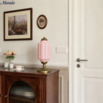 Load image into Gallery viewer, Eloise Scallop Glass Shade Vintage-Inspired Table Lamp for Bedroom and Living Room Accent Lighting
