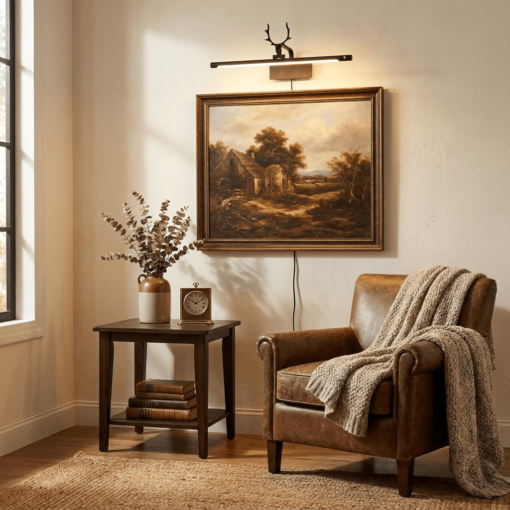 Stag Horn Acrylic Plug-In Wall Light - product image 4