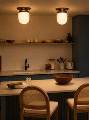Opalume Glass Dual Purpose Light – Stylish Ceiling and Wall Mountable Fixture for Modern Homes