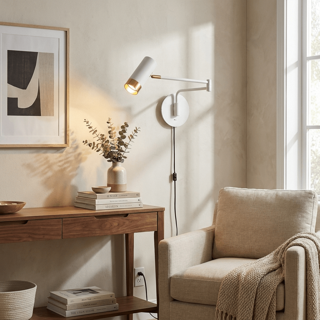Ridge Swing-Arm Plug-In Wall Light - product image 4