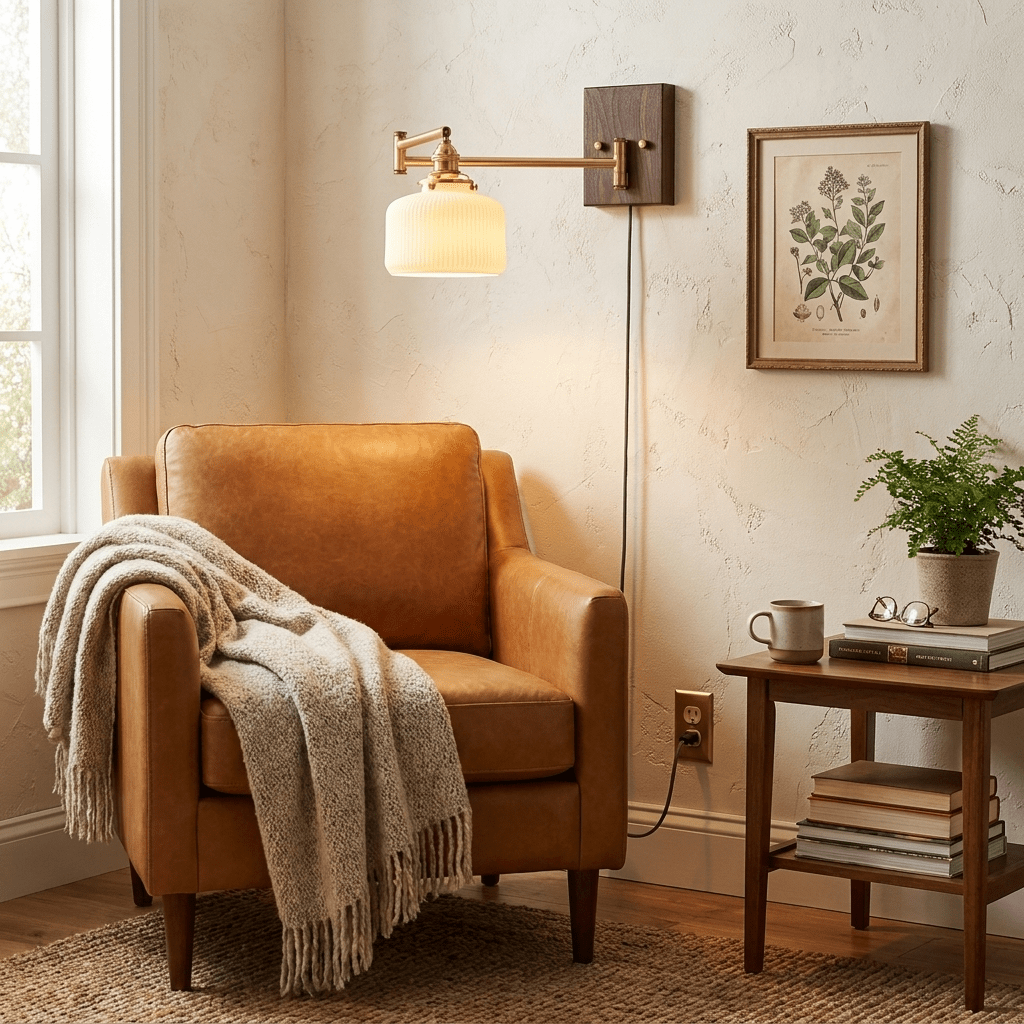 Ceramic Geometry Plug-In Wall Light - product image 3