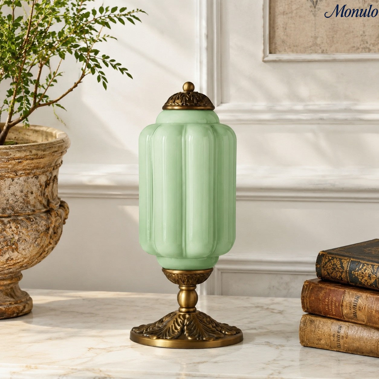 Vintage Glass Eloise Table Lamp
