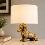 Load image into Gallery viewer, Pawdia Animal Bedside Table Lamp - Classic Fabric Shade Lighting