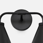 Bild in Gallery-Viewer laden, Conique Metall Kegelförmige Wandleuchte – Schwarzes oder Messing Kegelförmiges Retro-Design