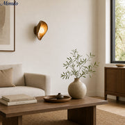 Goviena Modern Wall Sconce - Cocoon-Shaped Fiberglass and Acrylic Decorative Lamp for Bedroom and Hallway