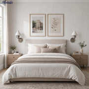 Kallera Wall Sconce - Metal Glass Cone Shade Retro Minimalist Light for Bedroom and Hallway