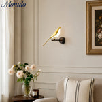 Charger l'image dans la visionneuse de galerie, Applique murale Pawdia Bird - Lampe murale moderne en métal et acrylique LED pour chambre et couloir