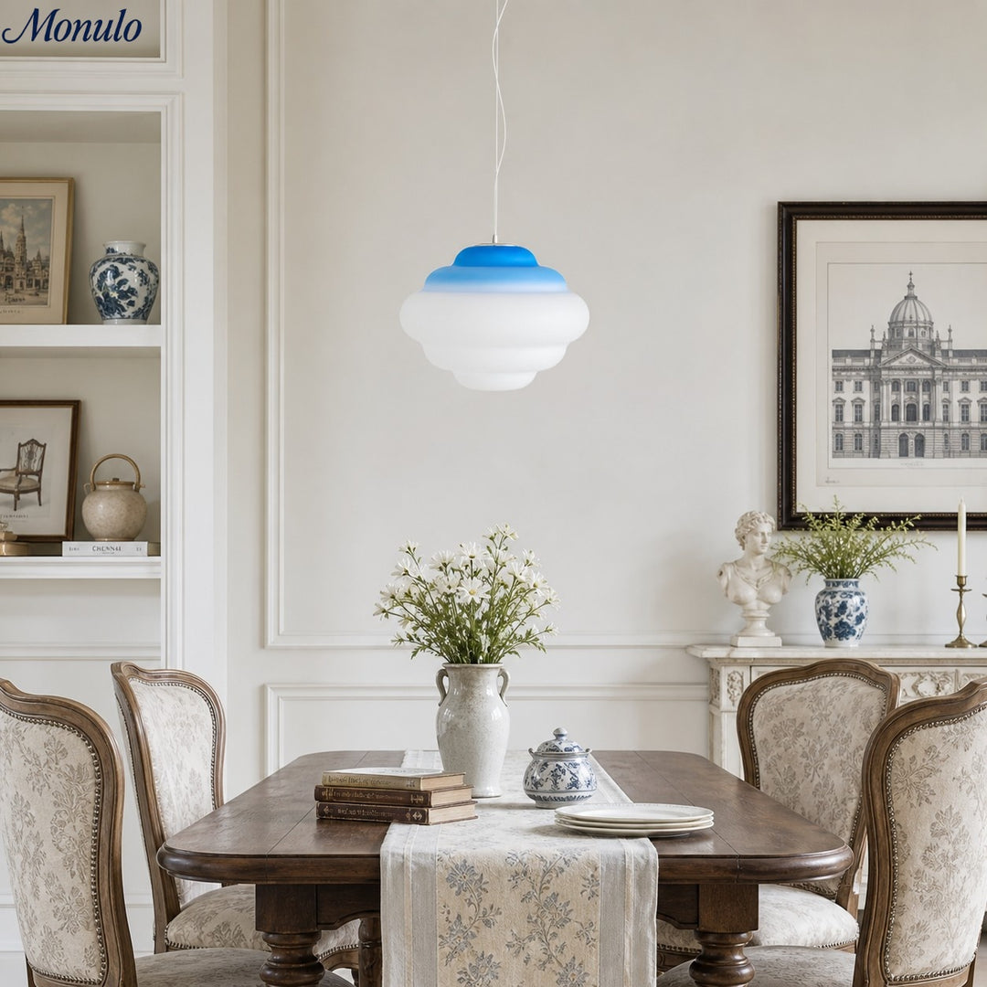 Cirren Cloud Pendant Light - Nordic Metal and Glass Fixture for Dining Room and Kitchen Island