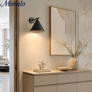Ivoran Wall Sconce - Metal Acrylic Cone LED Wall Lamp for Living Room