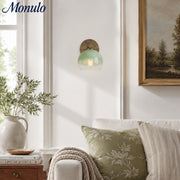 Javina Globe Wandleuchte - Metall-Glas Minimalistische Glockenblumenform für Wohnzimmer- und Schlafzimmerbeleuchtung