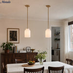 Load image into Gallery viewer, Hanton Nordic Metal Morandi Metal Pendant Light - Nordic Minimalist Fixture Light
