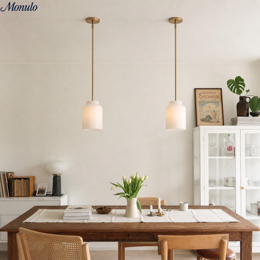 Hanton Nordic Metal Morandi Metal Pendant Light - Nordic Minimalist Fixture Light