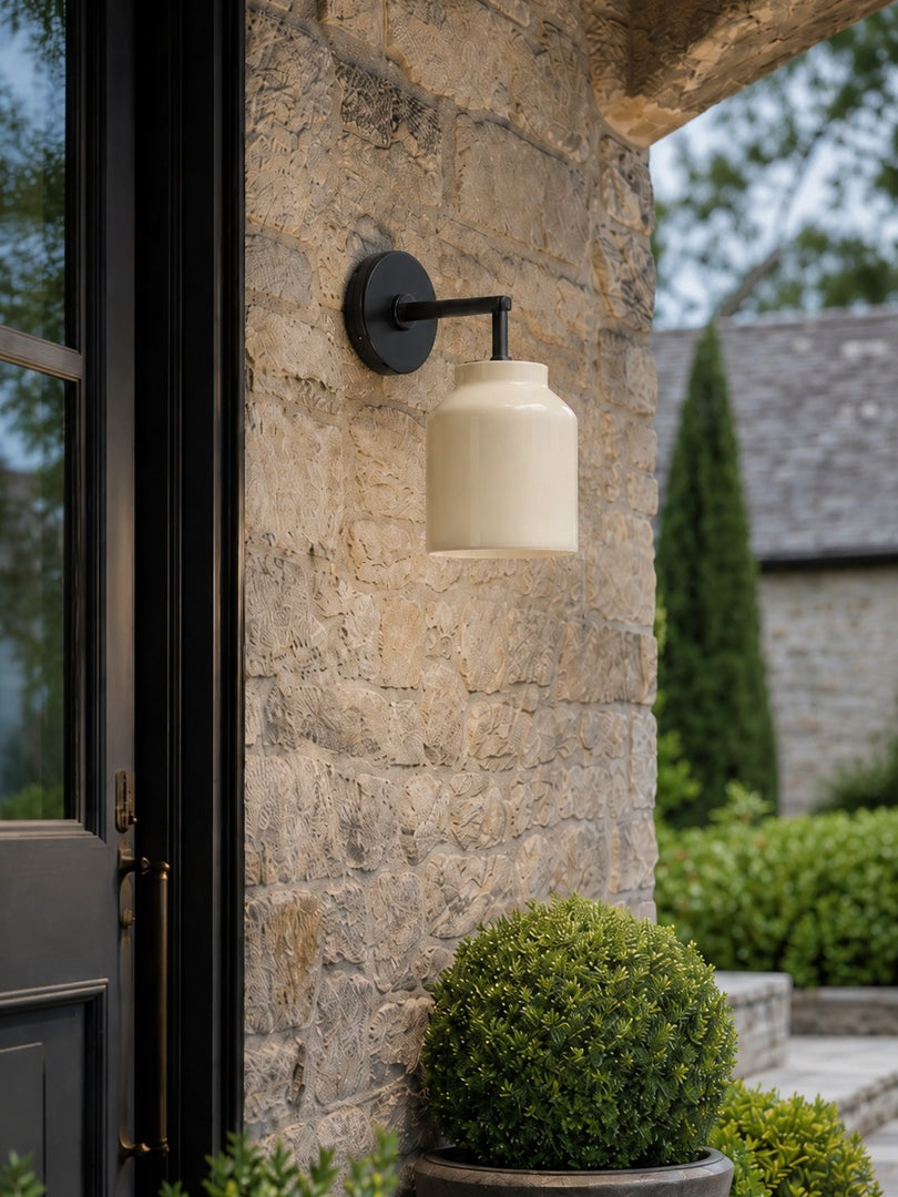Hanton Modern Outdoor Sconce – Industrielle moderne Außenwandleuchte
