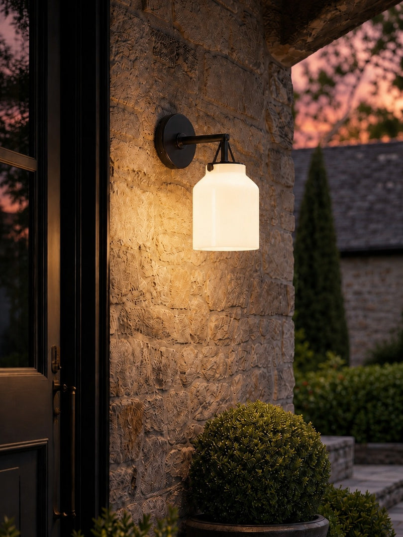 Hanton Modern Outdoor Sconce – Industrielle moderne Außenwandleuchte