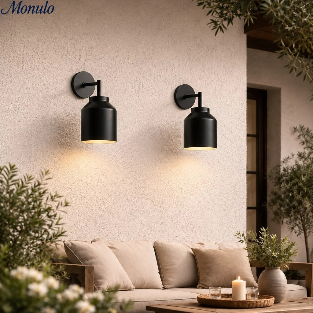 Hanton Modern Outdoor Sconce – Industrielle moderne Außenwandleuchte