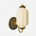 Load image into Gallery viewer, Eloise Vintage Scalloped Milk Glass Wall Sconce - Modern Accent Lighting for Bathroom and Bedroom