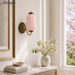 Load image into Gallery viewer, Eloise Vintage Scalloped Milk Glass Wall Sconce - Modern Accent Lighting for Bathroom and Bedroom