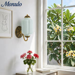 Load image into Gallery viewer, Eloise Vintage Scalloped Milk Glass Wall Sconce - Modern Accent Lighting for Bathroom and Bedroom