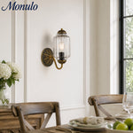 Load image into Gallery viewer, Eloise Vintage Scalloped Milk Glass Wall Sconce - Modern Accent Lighting for Bathroom and Bedroom