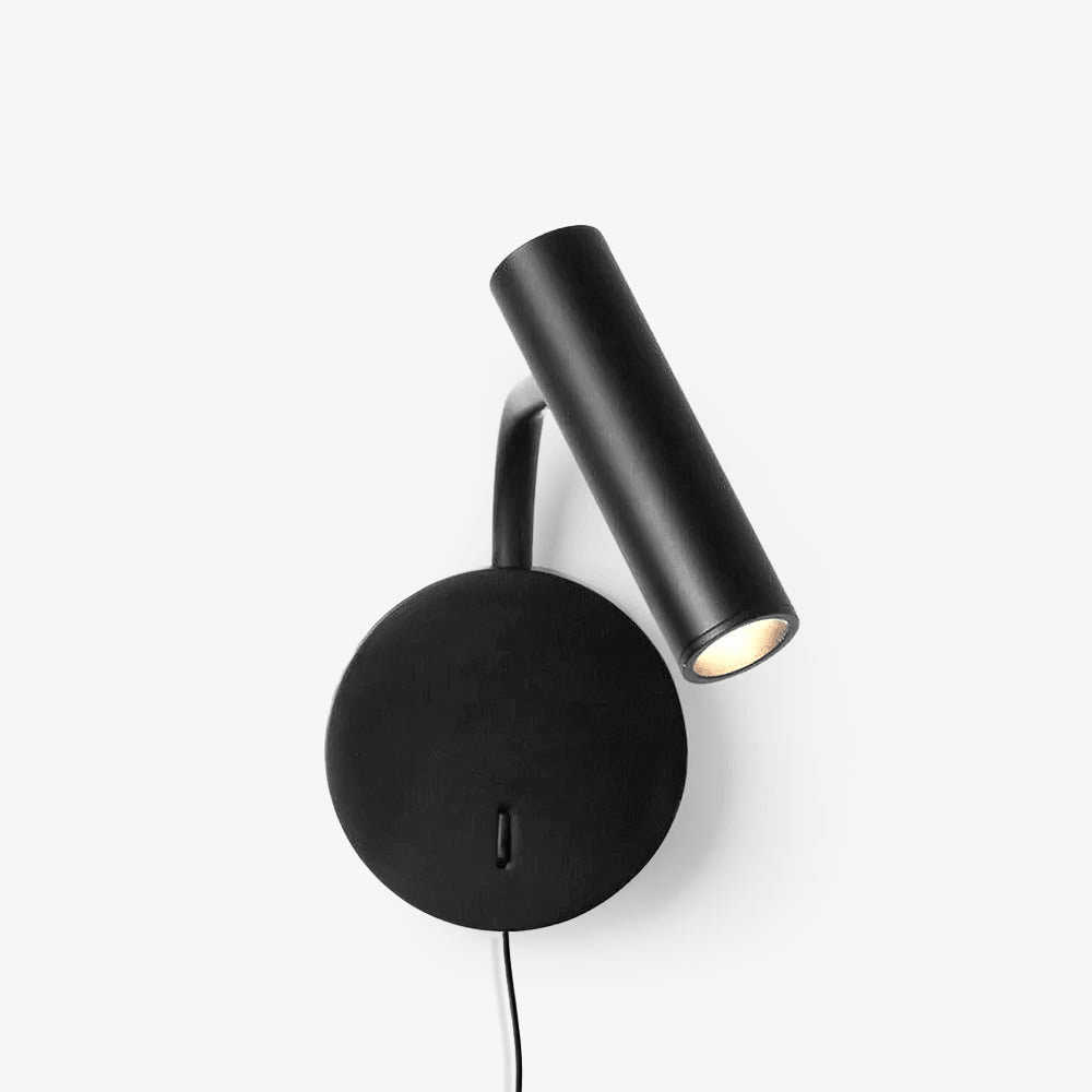 Slim Metal Disc Plug-In Wall Light - product image 1
