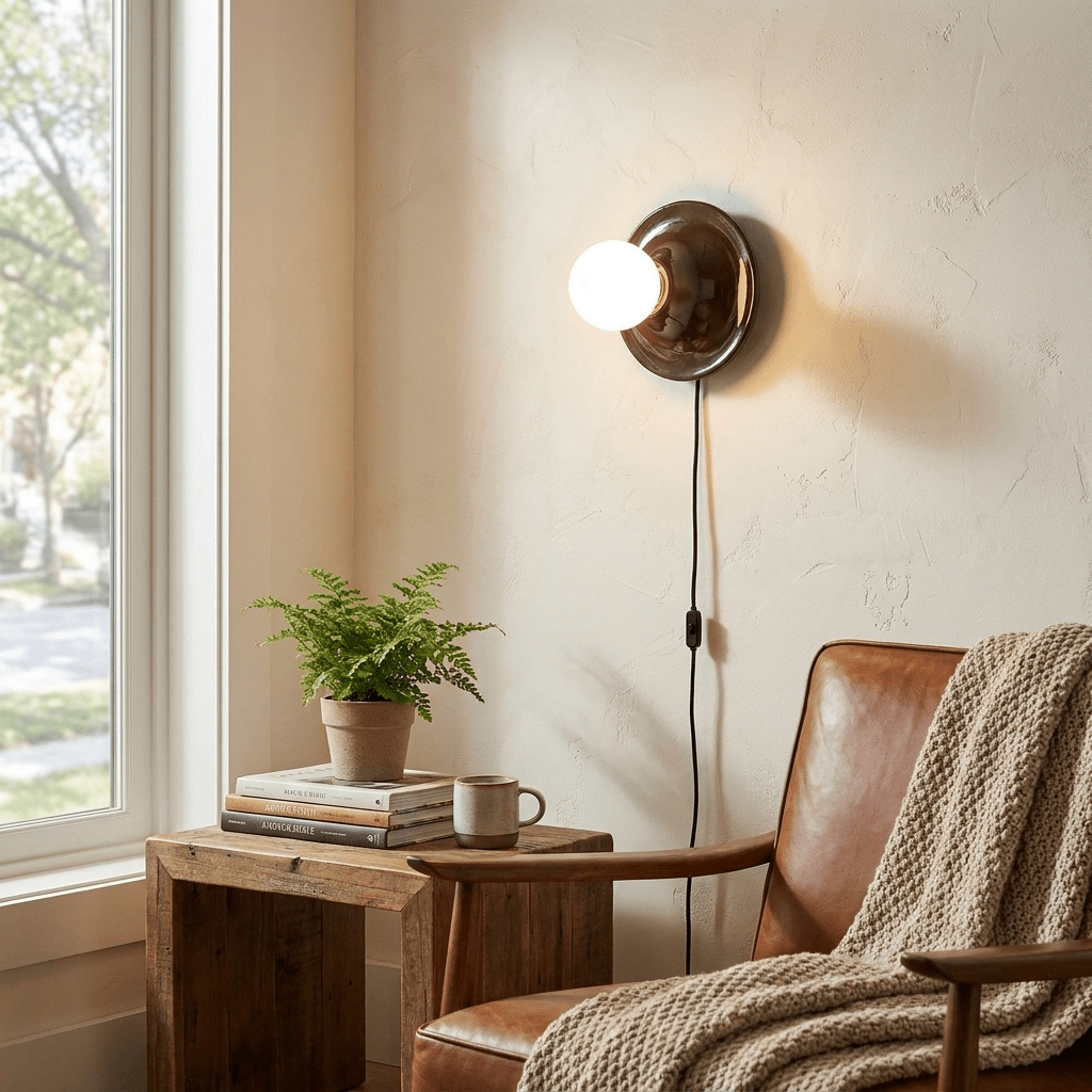 Eclipta Glass Plug-In Wall Light - product image 7