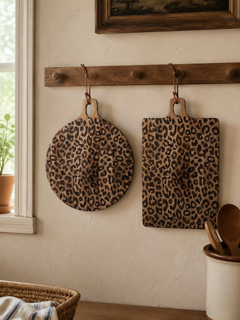 Leopard Solid Sapele Wood Board