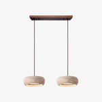 Load image into Gallery viewer, Kairis Travertine Natural Stone Pendant Light - Vintage Style Lighting for Dining and Living Spaces