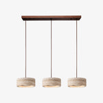 Load image into Gallery viewer, Kairis Travertine Natural Stone Pendant Light - Vintage Style Lighting for Dining and Living Spaces