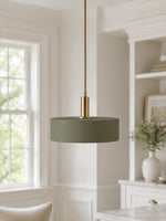Bild in Gallery-Viewer laden, Cerova Contemporary Minimalist und Eleganter Anhänger – Elfenbein Porzellan Lampenschirm Licht für Kücheninsel &amp; Schlafzimmer