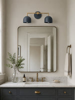 Load image into Gallery viewer, Meito Dome Farmhouse Vanity Wall Sconce – Rustic Bathroom colorful Vanity Light Fixture