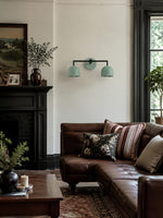 Load image into Gallery viewer, Meito Dome Farmhouse Vanity Wall Sconce – Rustic Bathroom colorful Vanity Light Fixture