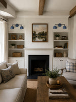Load image into Gallery viewer, Meito Dome Farmhouse Vanity Wall Sconce – Rustic Bathroom colorful Vanity Light Fixture