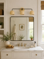 Load image into Gallery viewer, Meito Dome Farmhouse Vanity Wall Sconce – Rustic Bathroom colorful Vanity Light Fixture