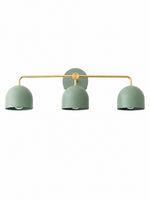Load image into Gallery viewer, Meito Dome Farmhouse Vanity Wall Sconce – Rustic Bathroom colorful Vanity Light Fixture