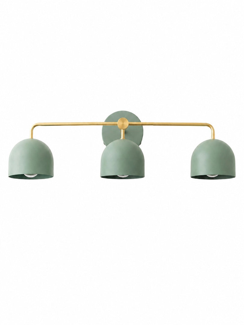 Meito Dome Farmhouse Vanity Wall Sconce – Rustic Bathroom colorful Vanity Light Fixture
