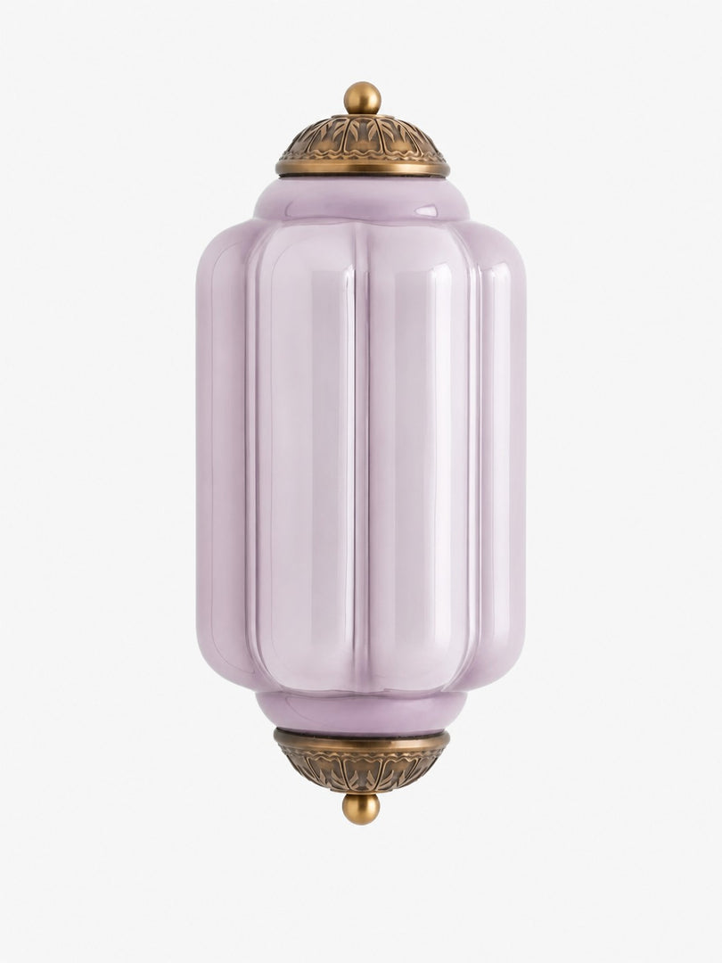 Eloise Vintage Scalloped Milk Glass Wall Sconce - Modern Accent Lighting for Bathroom and Bedroom
