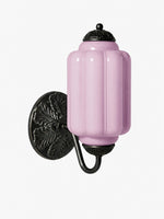 Load image into Gallery viewer, Eloise Vintage Scalloped Milk Glass Wall Sconce - Modern Accent Lighting for Bathroom and Bedroom