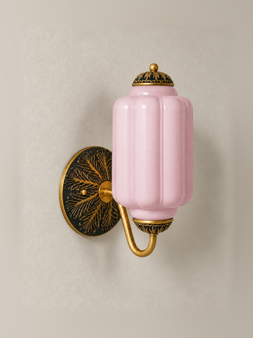 Vintage Milchglas Wandleuchte Nachttisch Flur Eloise Wandleuchte