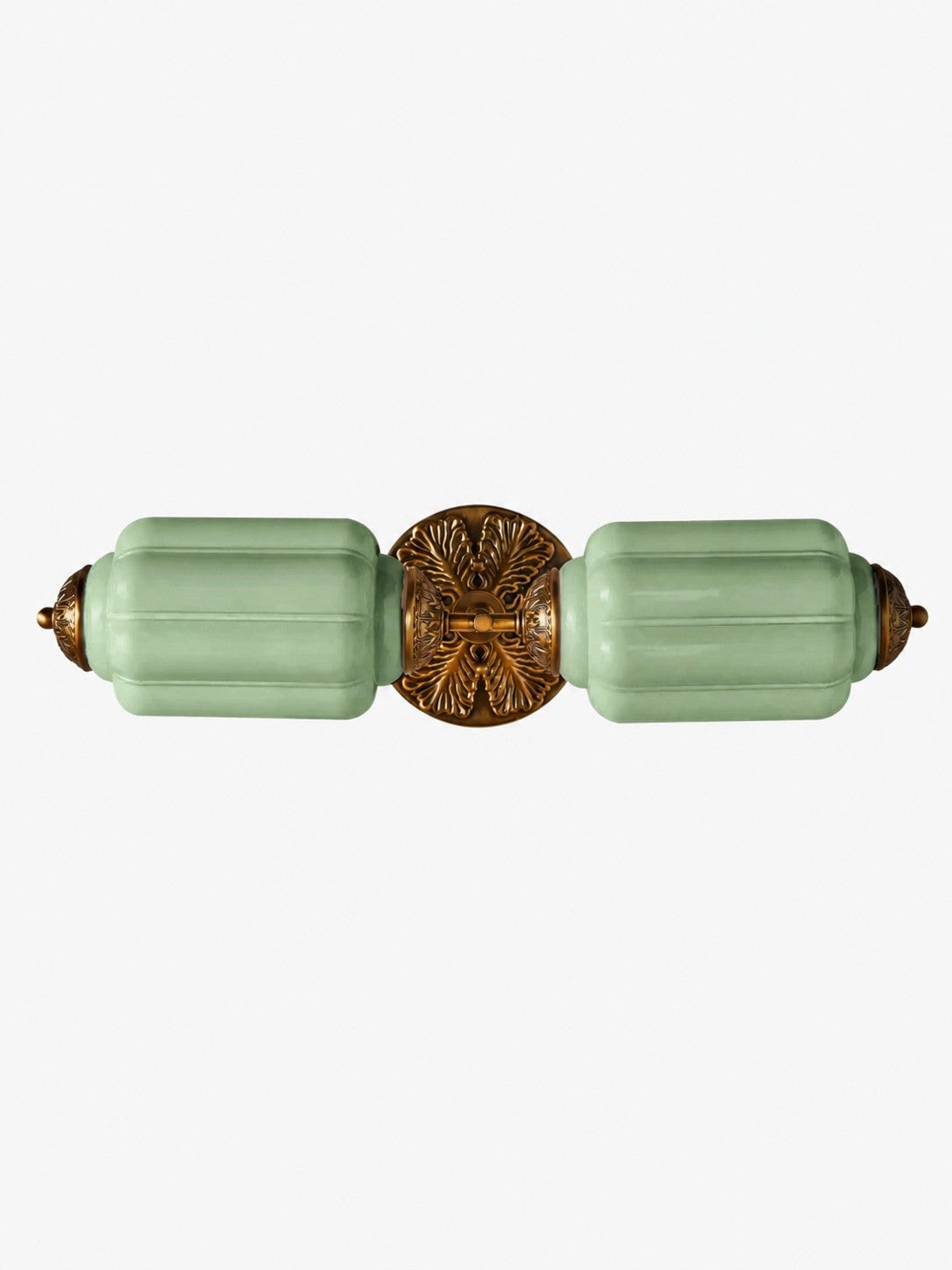 2 Heads Copper Green Eloise wall light