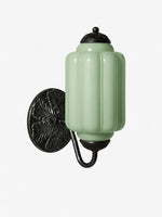 Load image into Gallery viewer, Eloise Vintage Scalloped Milk Glass Wall Sconce - Modern Accent Lighting for Bathroom and Bedroom