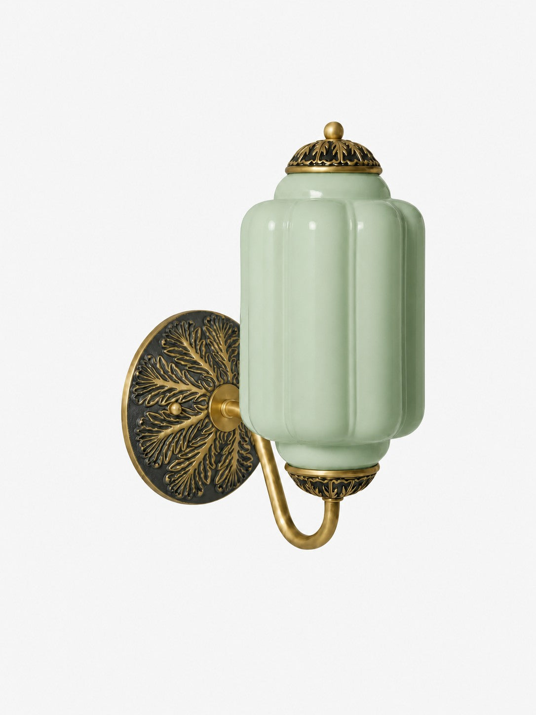 1 Head B Copper Green Eloise wall light