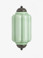 Load image into Gallery viewer, Eloise Vintage Scalloped Milk Glass Wall Sconce - Modern Accent Lighting for Bathroom and Bedroom