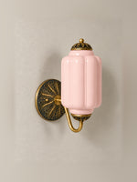 Bild in Gallery-Viewer laden, Vintage Milchglas Wandleuchte Nachttisch Flur Eloise Wandleuchte