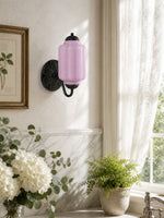 Load image into Gallery viewer, Eloise Vintage Scalloped Milk Glass Wall Sconce - Modern Accent Lighting for Bathroom and Bedroom