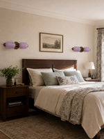 Load image into Gallery viewer, Eloise Vintage Scalloped Milk Glass Wall Sconce - Modern Accent Lighting for Bathroom and Bedroom