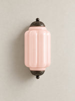 Load image into Gallery viewer, Eloise Vintage Scalloped Milk Glass Wall Sconce - Modern Accent Lighting for Bathroom and Bedroom